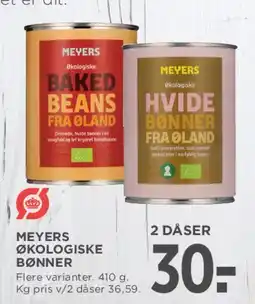 MENY Meyers Økologiske Bønner tilbud