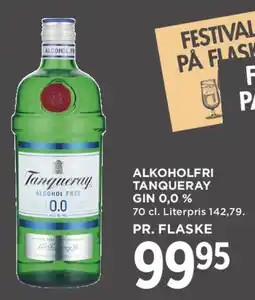 MENY Alkoholfri gin Tanqueray 0,0% tilbud