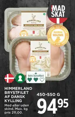 MENY Himmerland brystfilet af dansk kylling tilbud