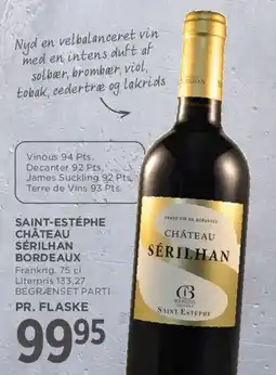 MENY Château Sérilhan (Saint-Estèphe) Bordeaux tilbud