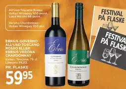 MENY Ebrius Governo / Ebrius Verone Chardonnay tilbud
