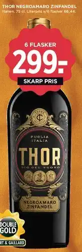 MENY Thor Negroamaro Zinfandel tilbud