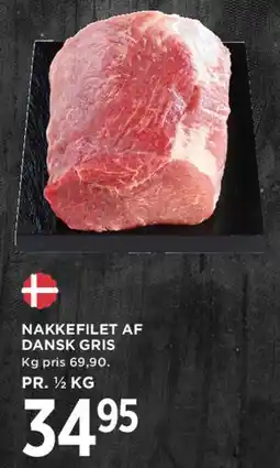MENY Nakkefilet af dansk gris tilbud