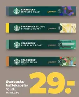 Netto STARBUCKS Kaffekapsler tilbud