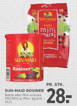 MENY Sun‑Maid Rosiner tilbud