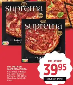 MENY Dr. Oetker Suprema Pizza tilbud