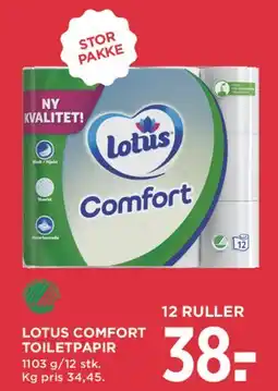 MENY Lotus Comfort toiletpapir tilbud