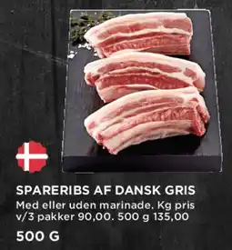 MENY Spareribs af dansk gris tilbud
