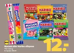 Netto Maoam eller haribo slikpose tilbud