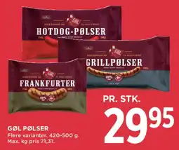 MENY Gøl pølser tilbud