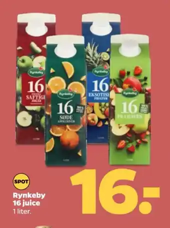 Netto RYNKEBY 16 Juice tilbud
