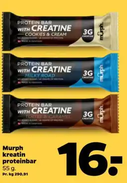 Netto Murph kreatin proteinbar tilbud
