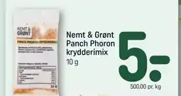 REMA 1000 Nemt & Grønt Panch Phoron krydderimix tilbud