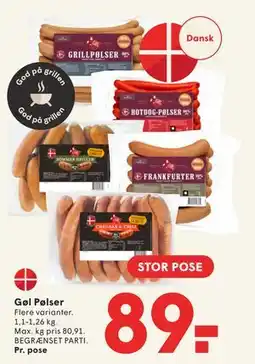 SPAR Gøl Pølser tilbud