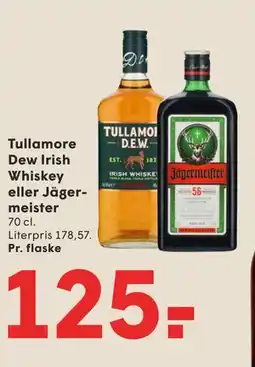 SPAR Tullamore Dew Irish Whiskey eller Jägermeister tilbud