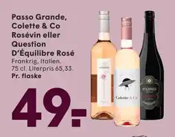 SPAR Passo Grande, Colette & Co Rosévin eller Question D’Équilibre Rosé tilbud