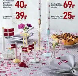 REMA 1000 Bordflag H20 cm med nummerede terninger tilbud