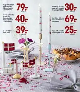 REMA 1000 Dug 140x250 cm Flere designs 80% polyester 20% bomuld tilbud