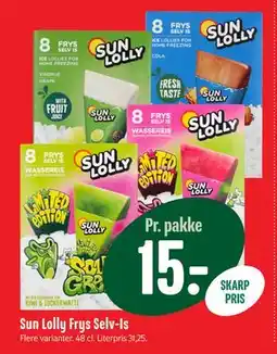 Min Købmand Sun Lolly Frys Selv-Is tilbud