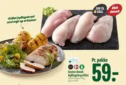 Min Købmand Gestus Dansk Kyllingebrystfilet tilbud