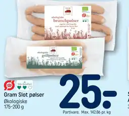 REMA 1000 Gram Slot pølser tilbud