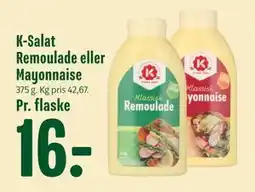 Min Købmand K-Salat Remoulade eller Mayonnaise tilbud