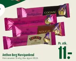 Min Købmand Anthon Berg Marcipan brød tilbud