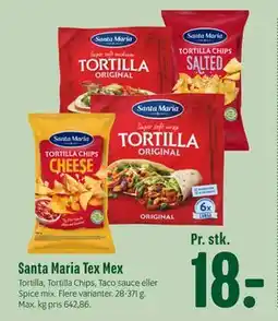 Min Købmand Santa Maria Tex Mex tilbud