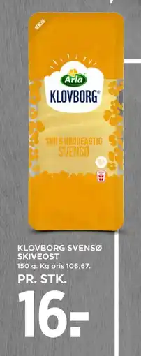 MENY KLOVBORG SVENSØ SKIVEOST tilbud