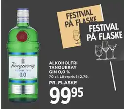 MENY ALKOHOLFRI TANQUERAY GIN 0,0 % tilbud