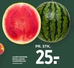 MENY AARSTIDERNE ØKOLOGISK VANDMELON tilbud