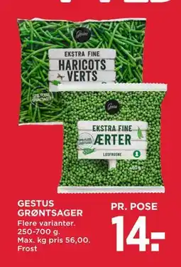 MENY GESTUS GRØNTSAGER tilbud
