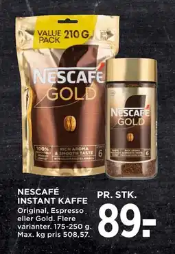 MENY NESCAFÉ INSTANT KAFFE tilbud
