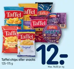 REMA 1000 Taffel chips eller snacks tilbud