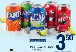 REMA 1000 Coca-Cola eller Fanta tilbud