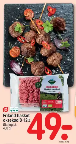 REMA 1000 Friland hakket oksekød 8-12% tilbud