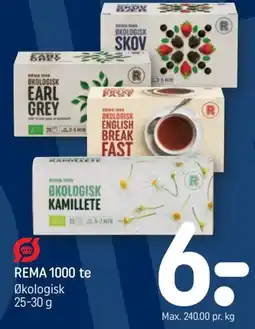 REMA 1000 Rema 1000 te tilbud