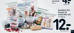 REMA 1000 Excellent Pet Snacks til hund eller kat tilbud