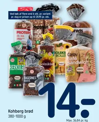 REMA 1000 Kohberg brød tilbud
