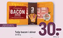 REMA 1000 Tulip bacon i skiver tilbud