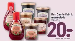 REMA 1000 Den Gamle Fabrik marmelade tilbud