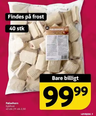 Løvbjerg Pølsehorn tilbud