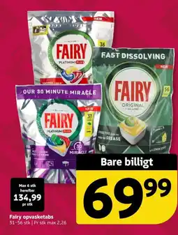 Løvbjerg Fairy opvasketabs tilbud