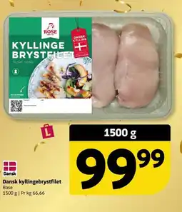 Løvbjerg Dansk kyllingebrystfilet Rose tilbud