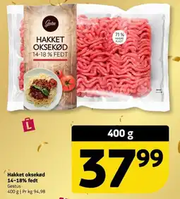 Løvbjerg Hakket oksekød 14-18% fedt tilbud