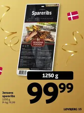 Løvbjerg Jensens spareribs tilbud