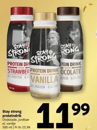 Løvbjerg Stay strong proteindrik tilbud