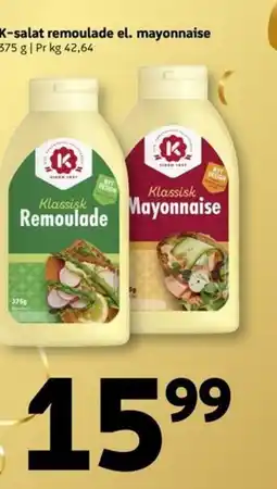 Løvbjerg K-salat remoulade el. mayonnaise tilbud