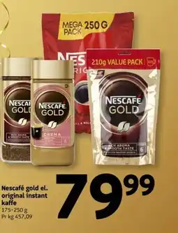 Løvbjerg Nescafé gold el. original instant tilbud