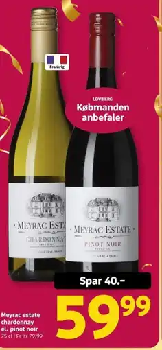Løvbjerg Meyrac estate chardonnay el. pinot noir tilbud